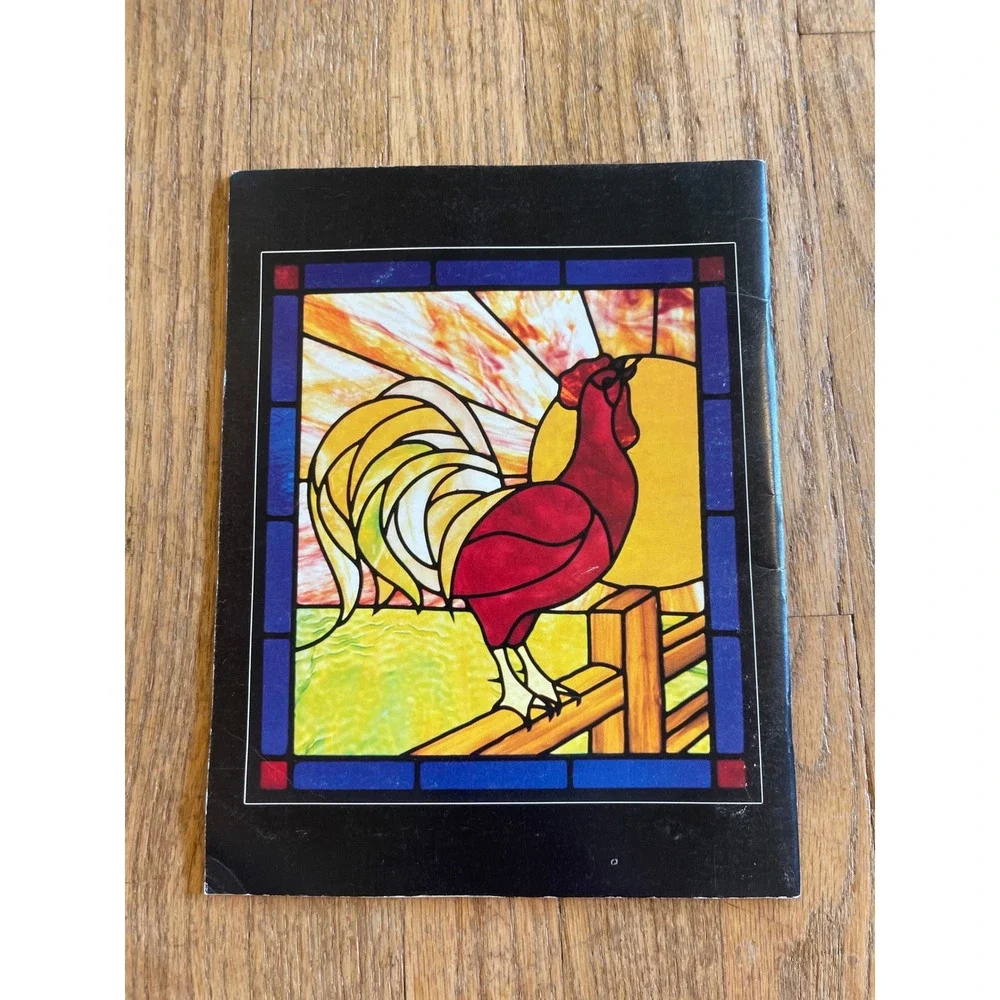 VTG Cottagecore 1986 Countryroads Stained Glass Pattern Book Donna Eller Geese